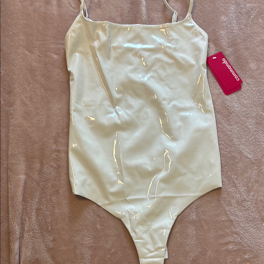 Commando Glossy Ivory Bodysuit